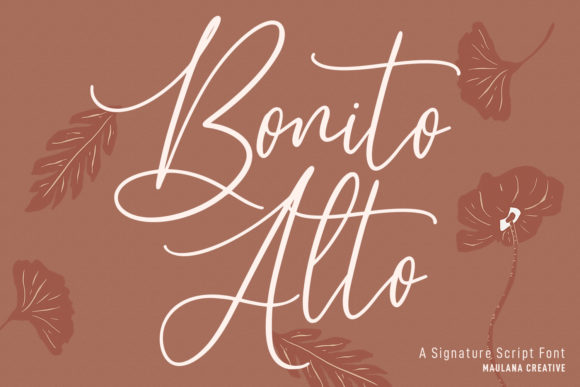 Alto Bonito: A Premium Script Font for Modern Web Design