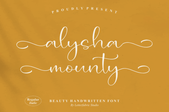 Alysha Mounty: A Designer's Take on This Expressive Script