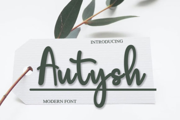 Autysh: The Elegant Script Font for Small Business Branding