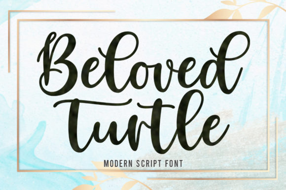 Beloved Turtle: A Script Font for Editorial Elegance