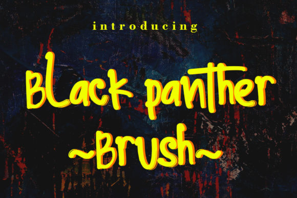 Black Panther Brush Font: Elevate Your Brand Identity