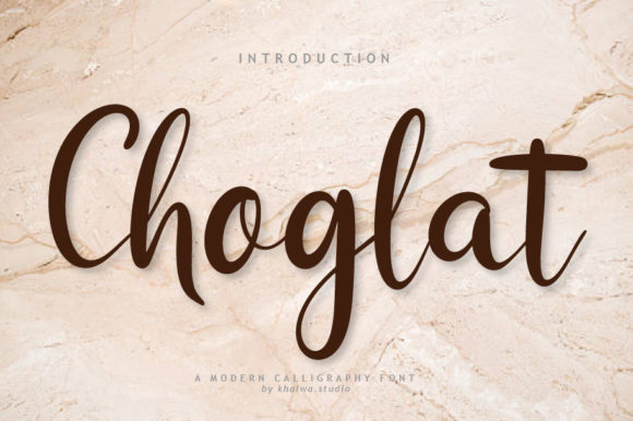 Choglat: The Script Font That Stops the Scroll