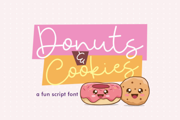 Donuts Cookies: A Playful Script Font for Branding