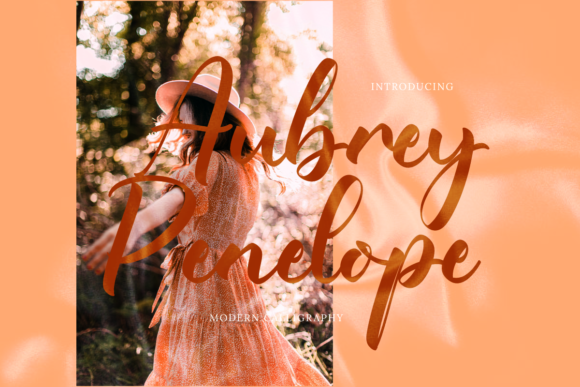 Elevate Editorial Design with the Aubrey Penelope Font