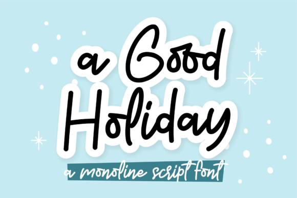 Elevate Your Campaigns with the A Good Holiday Typeface