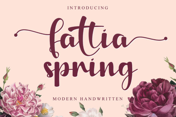 Fattia Spring: A Script Font for Authentic Branding