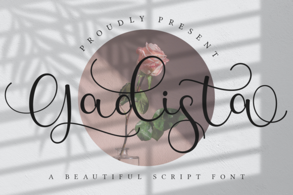 Gadista: A Stylish Script Font for Handmade Brands