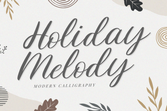 Holiday Melody: A Playful Script Font for Makers