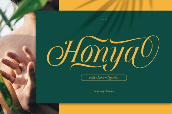 Honya Review: A Bold Script for Modern Brand Identity