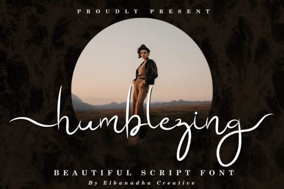 Humblezing: A Delicate Script Font for Modern Branding