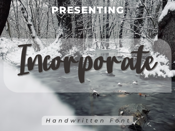 Incorporate: A Script Font for Editorial Impact