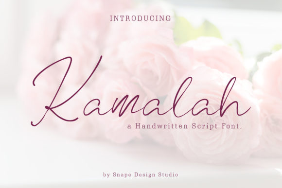 Kamalah Font: Elevating Web Design with Whimsical Script