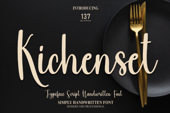 Kichenset: A Script Font That Elevates Small Business Branding