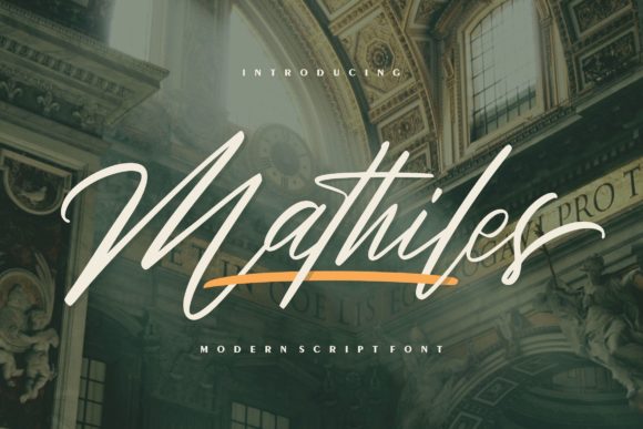 Mathiles: The Script Font That Stops the Scroll