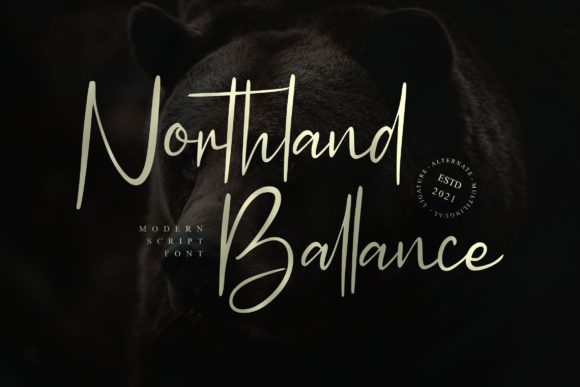 Northland Ballance: A Romantic Script Font for Branding