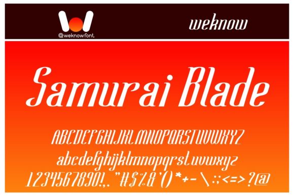 Samurai Blade Font Review: A Balanced Script for Bold Brands