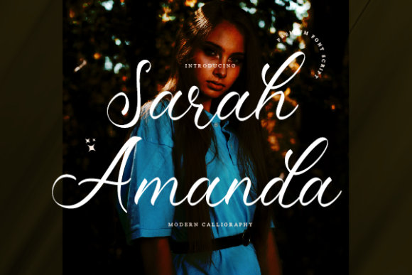 Sarah Amanda: A Script Font for Polished Branding