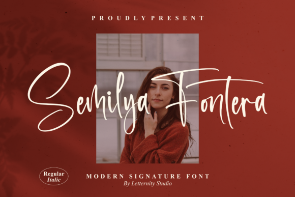 Semilya Fontera: A Playful Script Font for Editorial Design