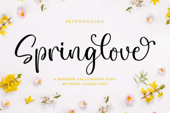 Springlove: The Elegant Script Font for Handmade Brands