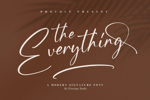 The Everything: A Versatile Script Font for Branding