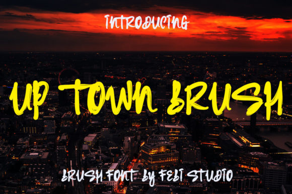 Up Town Brush: The Script Font That Elevates Campaign Visuals