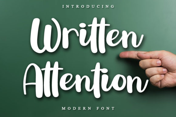 Written Attention: A Refined Script Font for Editorial Design