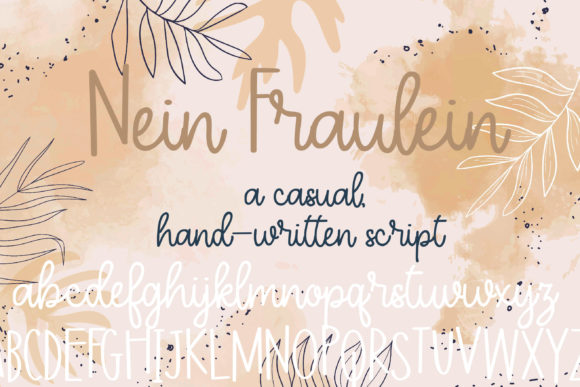 ZP Nein Fraulein: The Handwritten Font for Scroll-Stopping Marketing